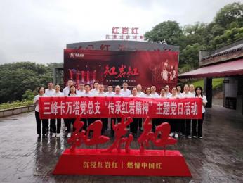 尋訪紅色印記，爭(zhēng)做時(shí)代傳人 ——三峰卡萬塔黨總支組織開展“傳承紅巖精神”主題黨日活動(dòng)